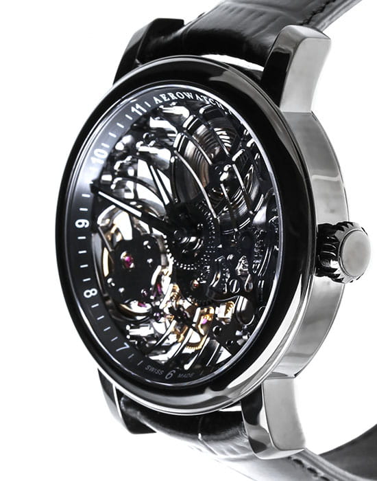 Aerowatch Aerowatch 50931 NO01,  швейцария мужские часы на браслете кожаный боковой вид